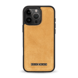 iPhone 16 Pro Max Leather Case Luxe Mustard