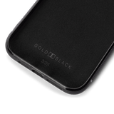 iPhone 13 Pro Max Case mit Fingerschlaufe Krokodilleder Schwarz Limited Edition - GOLDBLACKpremium