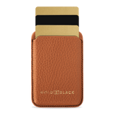 iPhone MagSafe Wallet Leder Nappa Braun - GOLDBLACKpremium