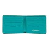 Geldbörse GM Krokodilleder Turquoise Blau Limited Edition - GOLDBLACKpremium