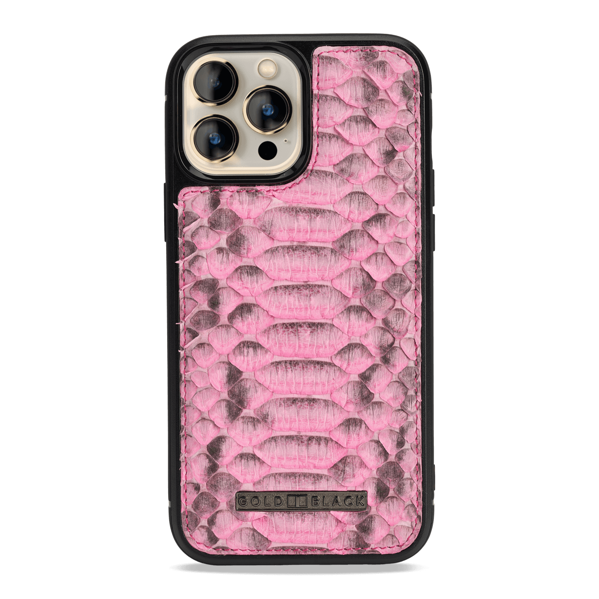 iPhone 13 Pro Max MagSafe Leder Case Python Pink – GOLDBLACKpremium