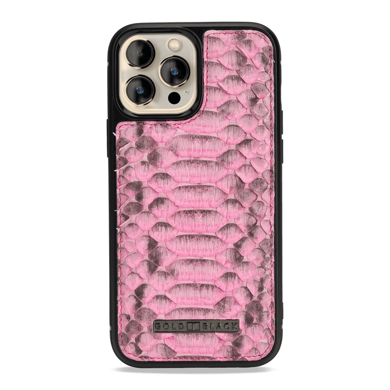 iPhone 13 Pro Max MagSafe Leder Case Python Pink – GOLDBLACKpremium