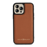 iPhone 13 Pro Max MagSafe Leder Case Nappa braun - GOLDBLACKpremium